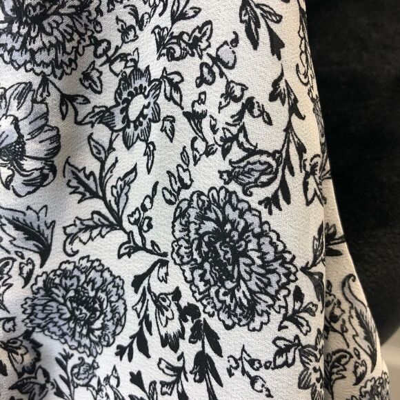 BCX black and white floral jumper romper x small - Picture 8 of 9